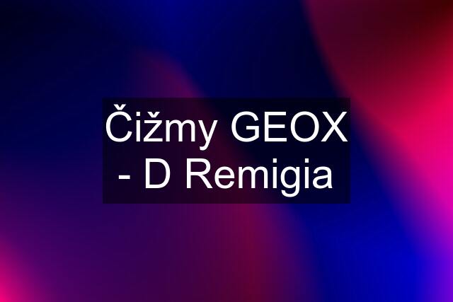 Čižmy GEOX - D Remigia