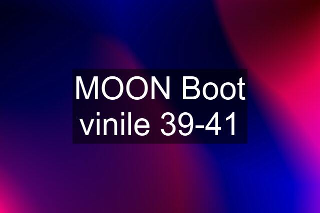 MOON Boot vinile 39-41