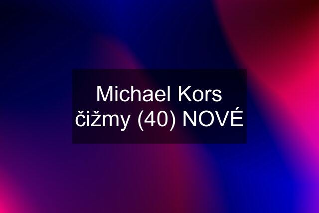 Michael Kors čižmy (40) NOVÉ