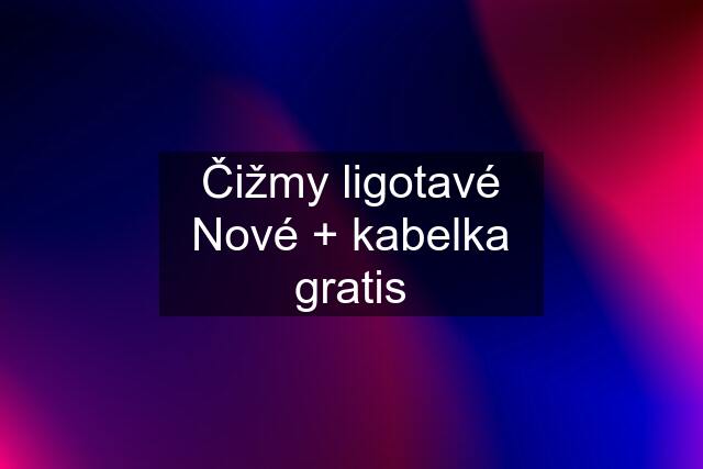 Čižmy ligotavé Nové + kabelka gratis