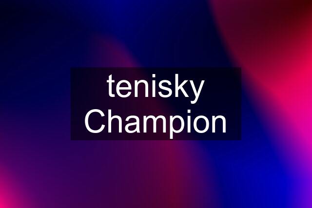 tenisky Champion