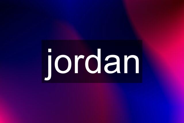 jordan