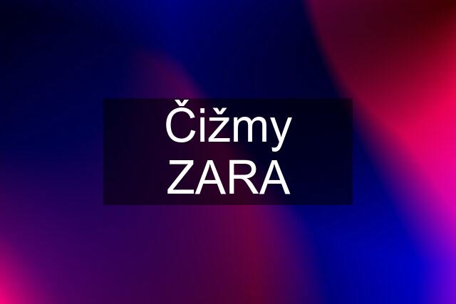 Čižmy ZARA