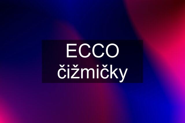 ECCO čižmičky