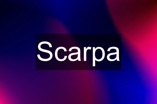 Scarpa