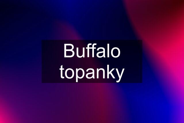 Buffalo topanky