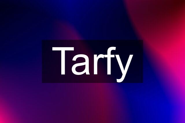 Tarfy