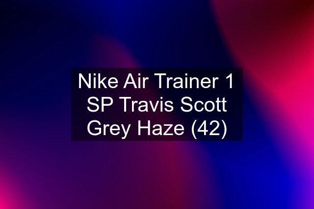 Nike Air Trainer 1 SP Travis Scott Grey Haze (42)