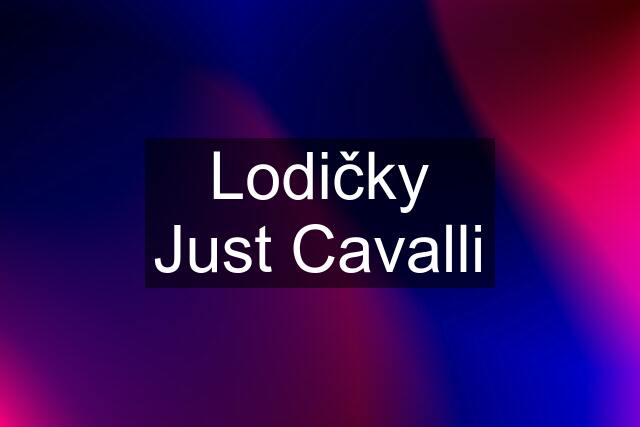 Lodičky Just Cavalli