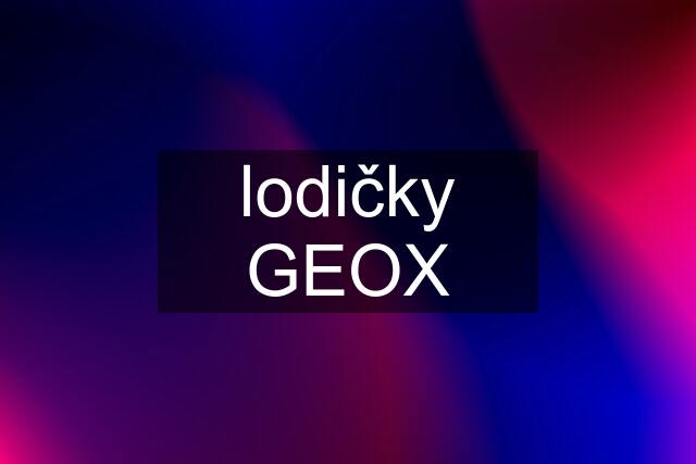 lodičky GEOX