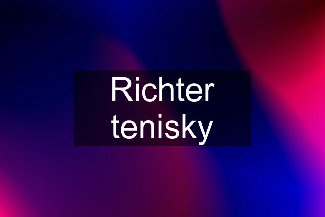 Richter tenisky