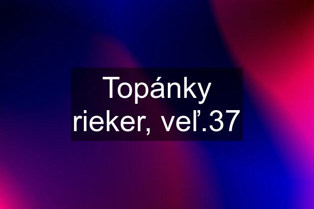 Topánky rieker, veľ.37