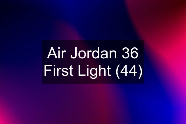 Air Jordan 36 First Light (44)