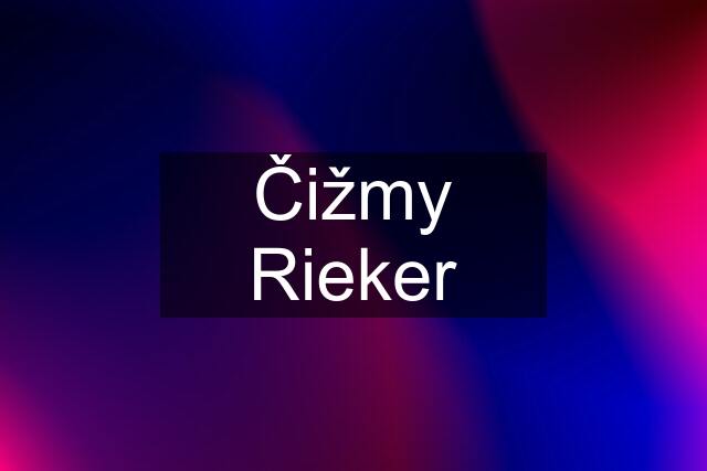 Čižmy Rieker