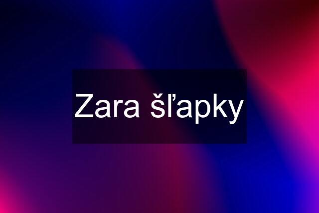 Zara šľapky