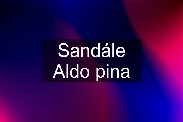 Sandále Aldo pina