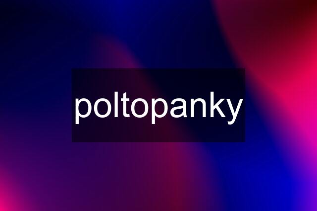 poltopanky