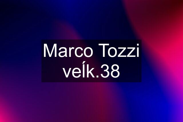 Marco Tozzi veĺk.38