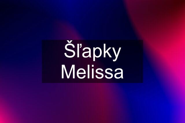 Šľapky Melissa