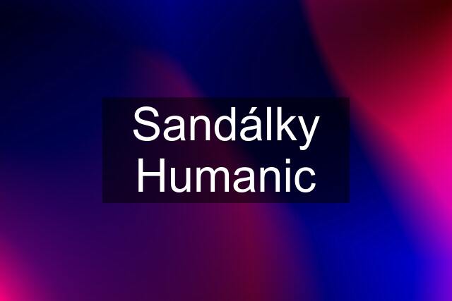 Sandálky Humanic