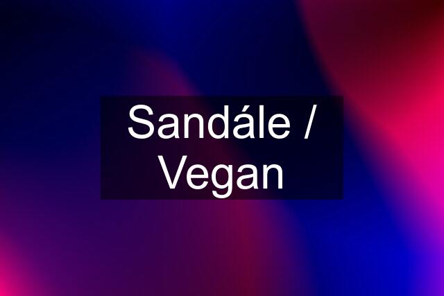 Sandále / Vegan