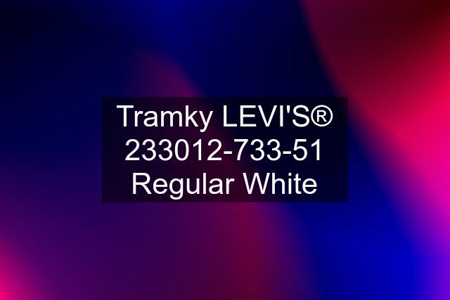 Tramky LEVI'S® 233012-733-51 Regular White