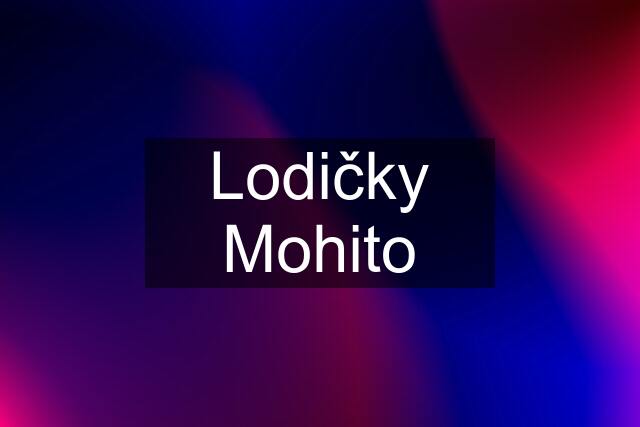 Lodičky Mohito