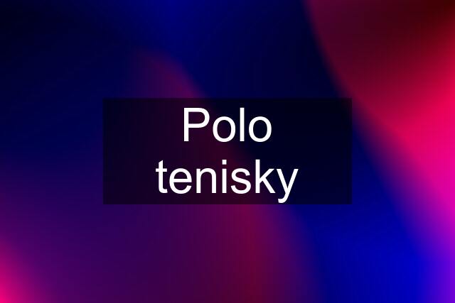 Polo tenisky