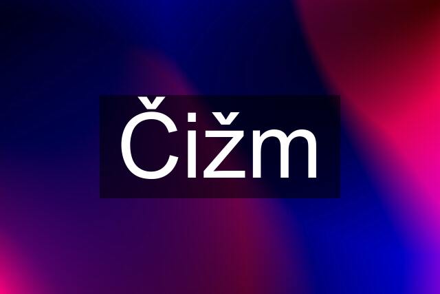 Čižm