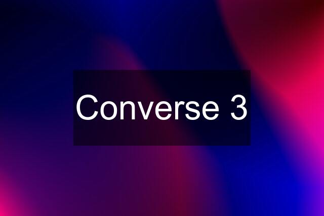 Converse 3