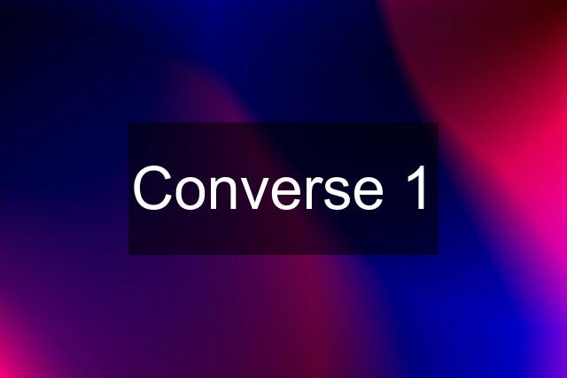 Converse 1