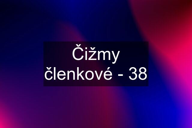 Čižmy členkové - 38