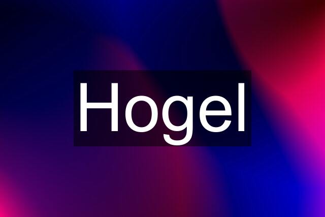 Hogel