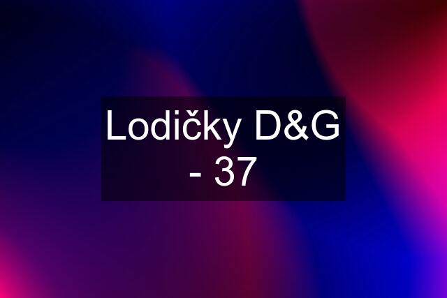 Lodičky D&G - 37