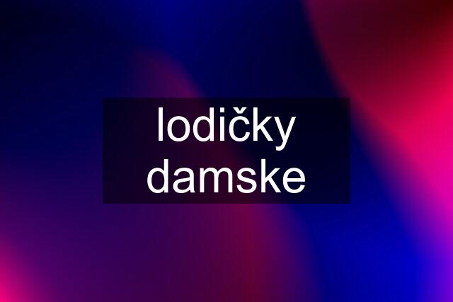 lodičky damske