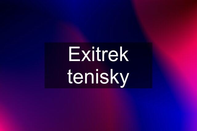 Exitrek tenisky