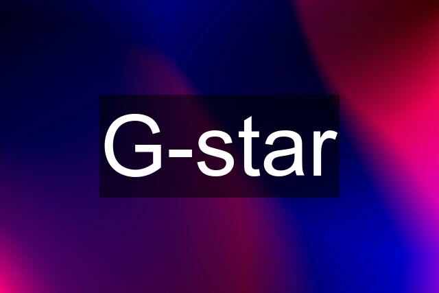 G-star