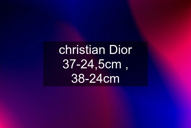 christian Dior 37-24,5cm , 38-24cm