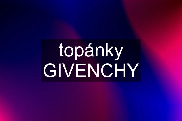 topánky GIVENCHY