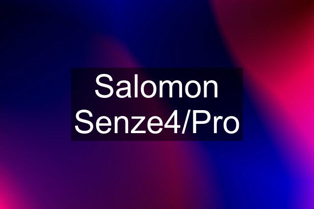 Salomon Senze4/Pro