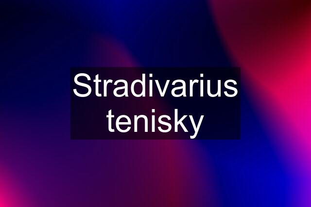 Stradivarius tenisky