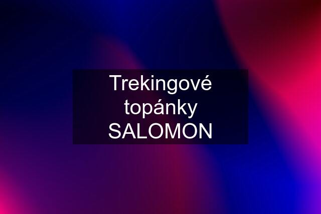 Trekingové topánky SALOMON