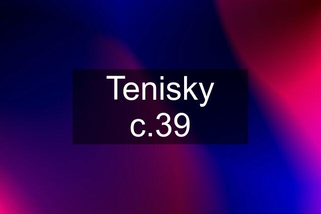 Tenisky c.39