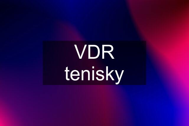 VDR tenisky