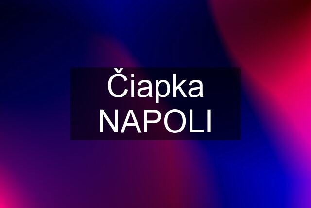 Čiapka NAPOLI