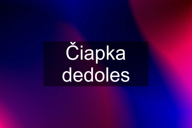 Čiapka dedoles