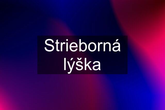 Strieborná lýška