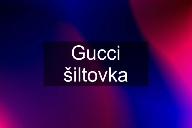 Gucci šiltovka