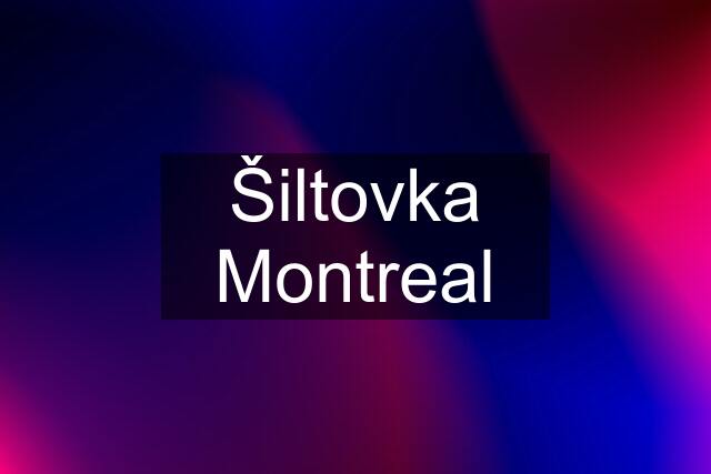 Šiltovka Montreal