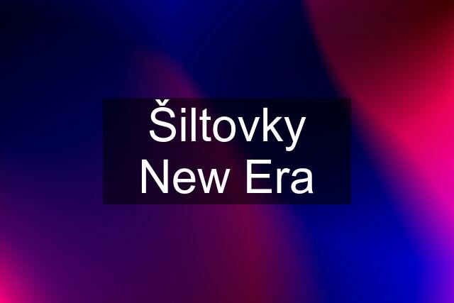Šiltovky New Era